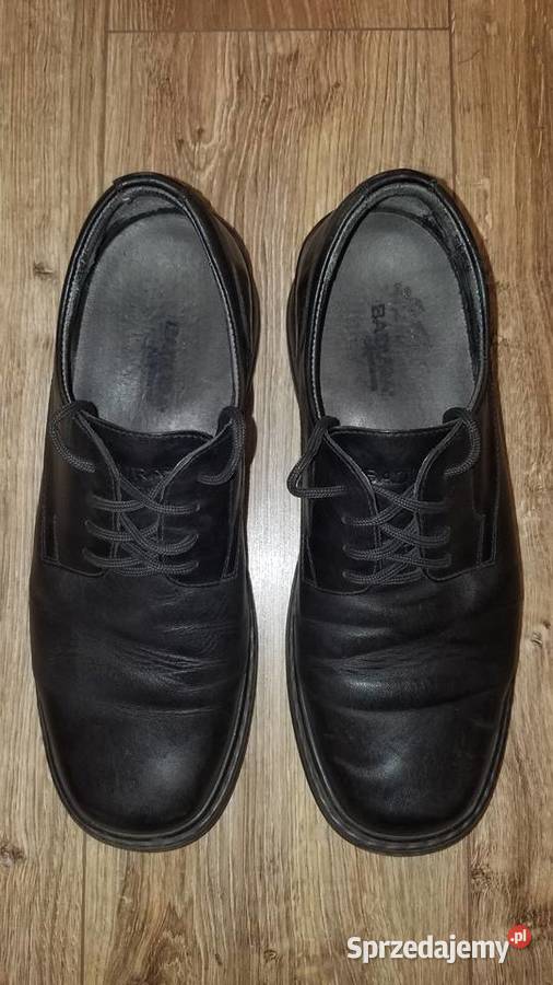 Buty Badura 4243 275 półbuty skórzane czarne