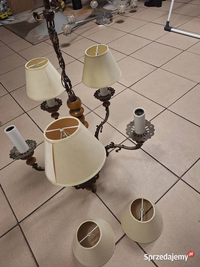 Klasyczna lampa wisząca Lampy wiszące lubuskie Zielona Góra sprzedam