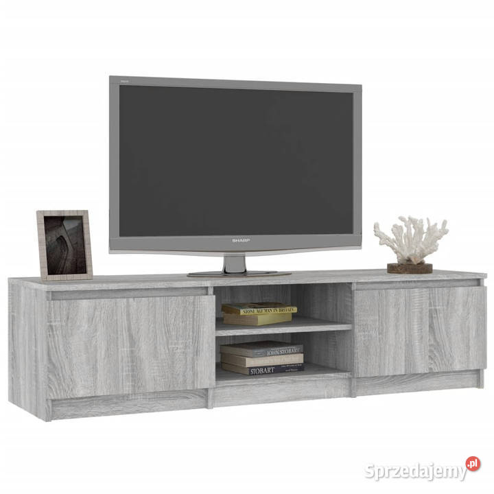 Szafka pod telewizor szary dąb sonoma 140x40x355