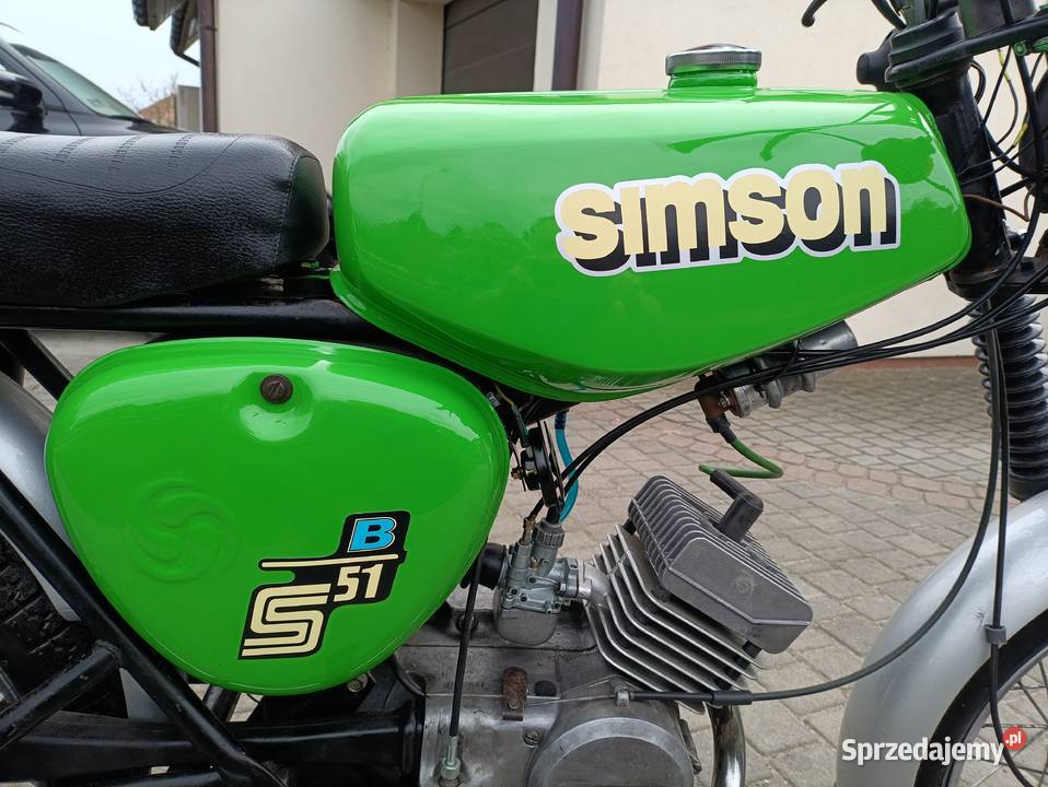 Simson S51 zarejestrowany Simson Dzierlin