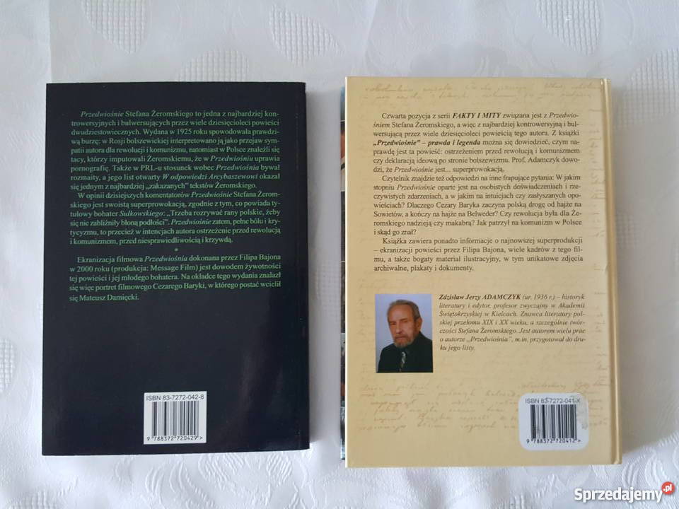 Książki PRZEDWIOŚNIE Żeromski i Prawda i legenda