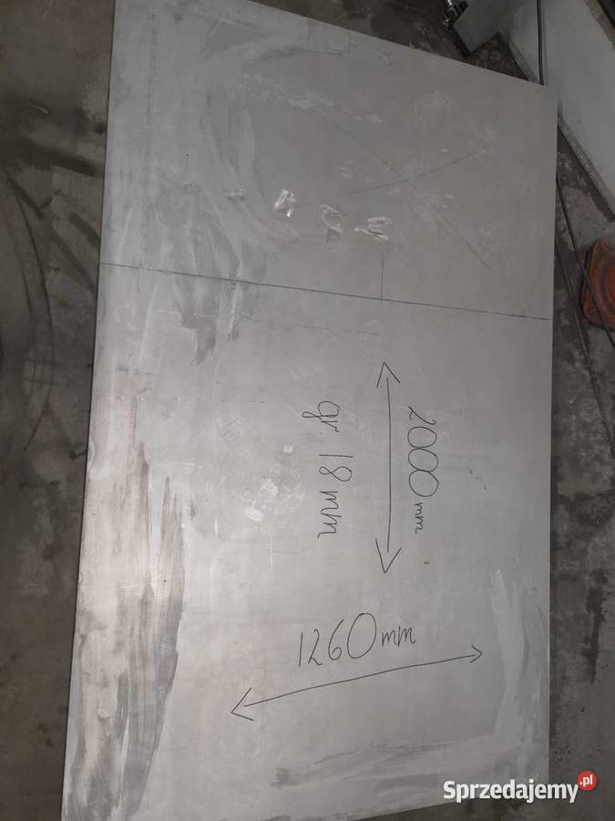 Arkusz Blachy Kwasoodpornej 304 2000x1250x16 mm Dębice