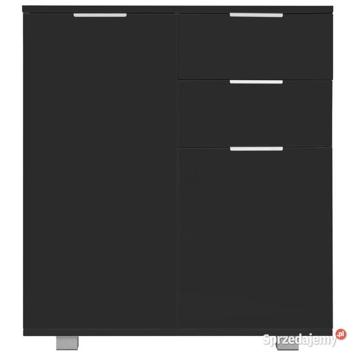 Komoda na wysoki połysk czarna 71x35x80 płyta Warszawa