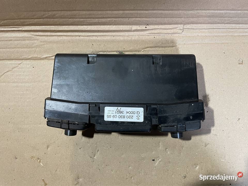 Panel sterowania nawiewem A2208300985 mercedes s osobowe Szczecin