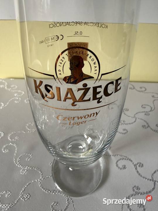 Szklanka Książęce Czerwony Lager 05l Oryginalny śląskie sprzedam