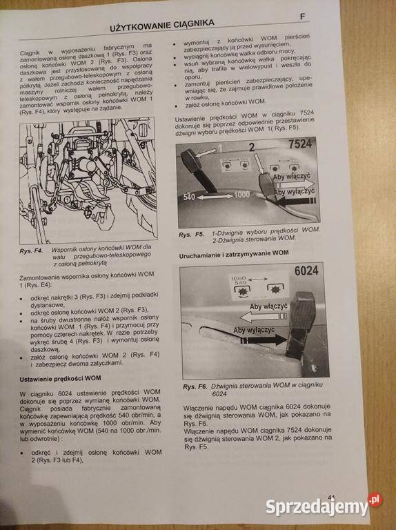 Instrukcja obsługi Ursus 60247524 oryginał 2006 Lublin