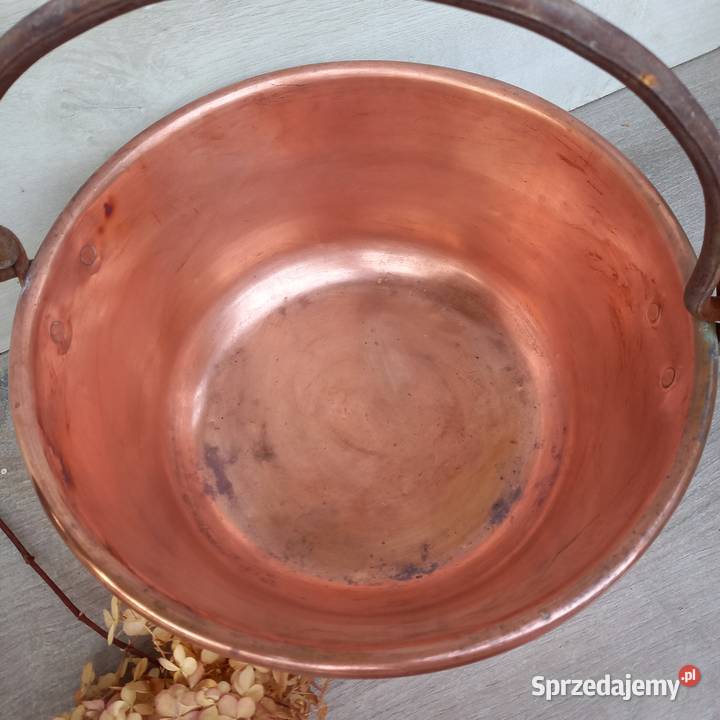 Miedziany kocioł miedziany kociołek poj 12 Warszawa sprzedam