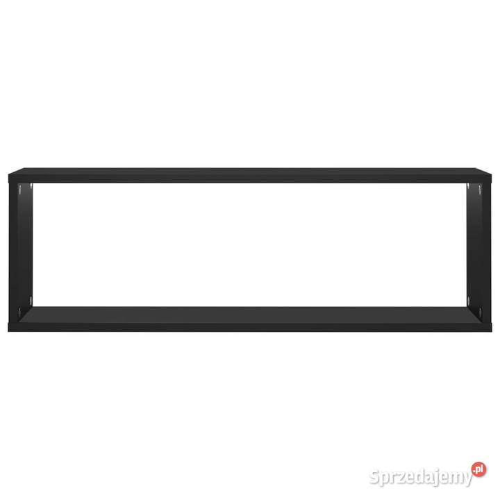 Półki ścienne kostki 2 czarne 80x15x265 WM807109 Warszawa