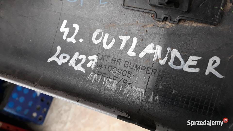 MITSUBISHI OUTLANDER 3 III 12 SPOILER DOKŁADKA listwy na zderzak Zatom Stary sprzedam