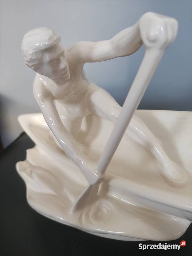 Duża ceramiczna figura Jihokera Bechyn Janów Lubelski