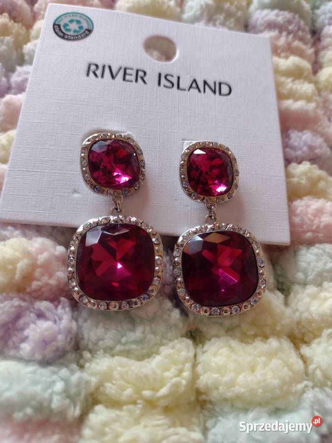 RIVER Island Bogato zdobione kolczyki wieczorowe małopolskie Kraków