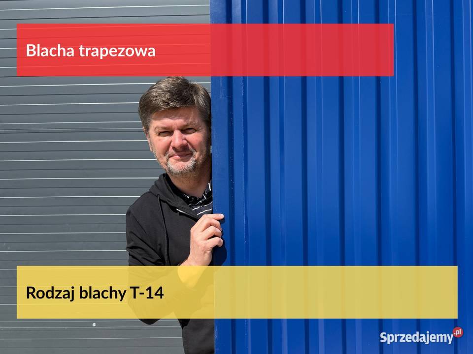 Blacha Trapezowa T14 2 gat w kolorze 9006 Puszczykowo