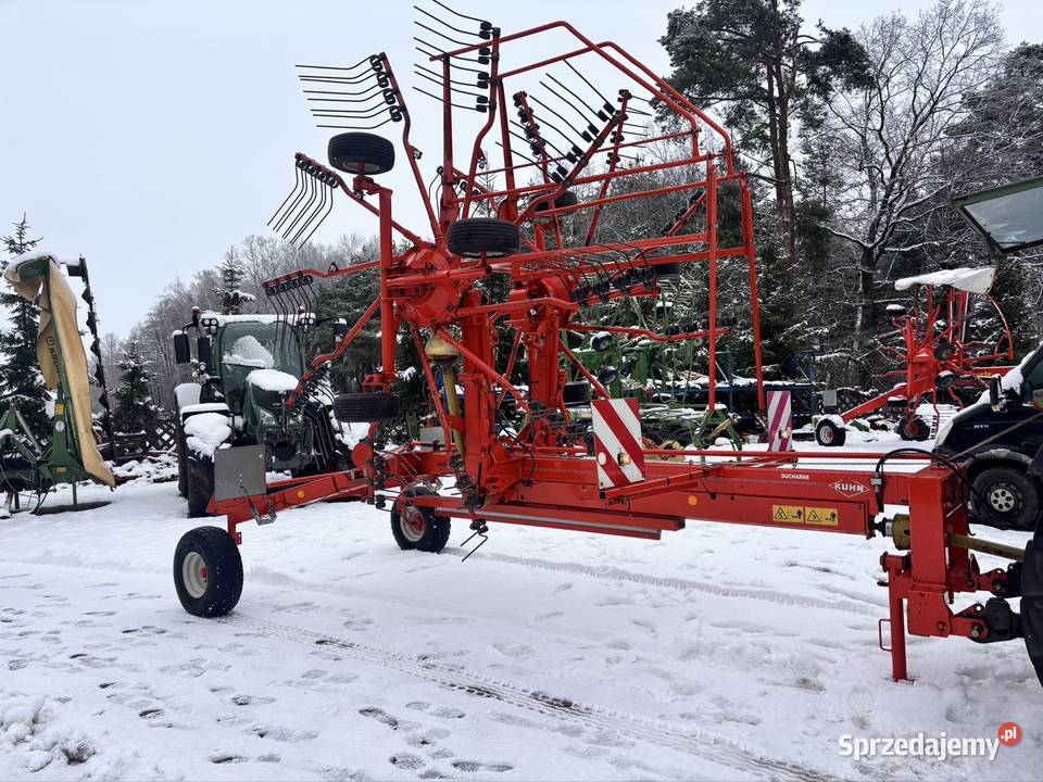Zgrabiarka 2 karuzelowa Kuhn GA 7301 do środka mazowieckie Myszyniec