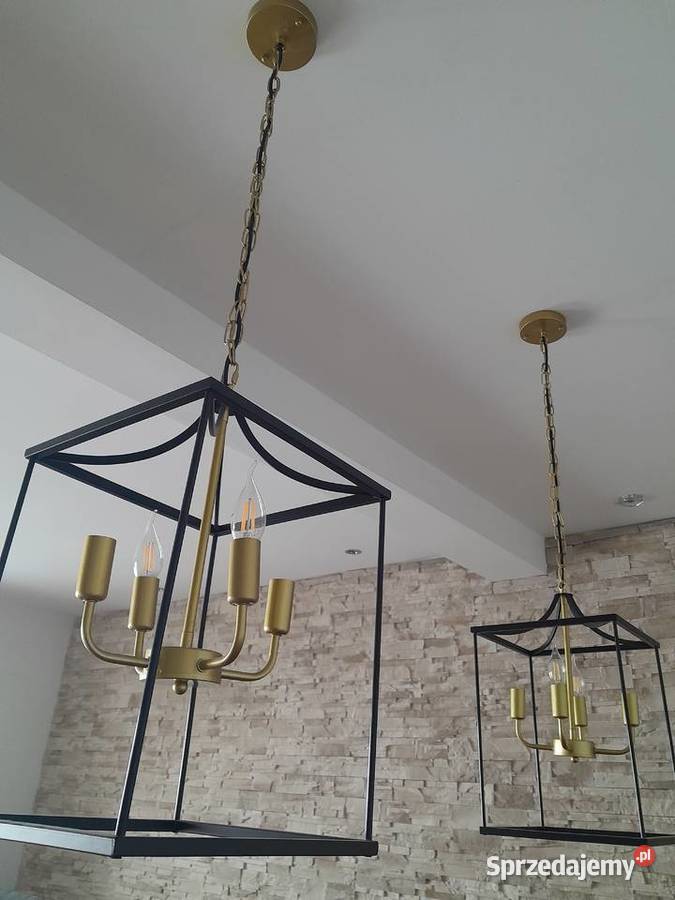 Dwie lampy rustykalne Grabowiec sprzedam