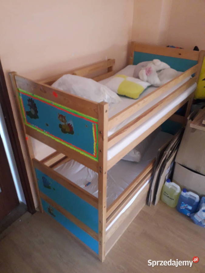 Łóżko piętrowe drewniane Lublin
