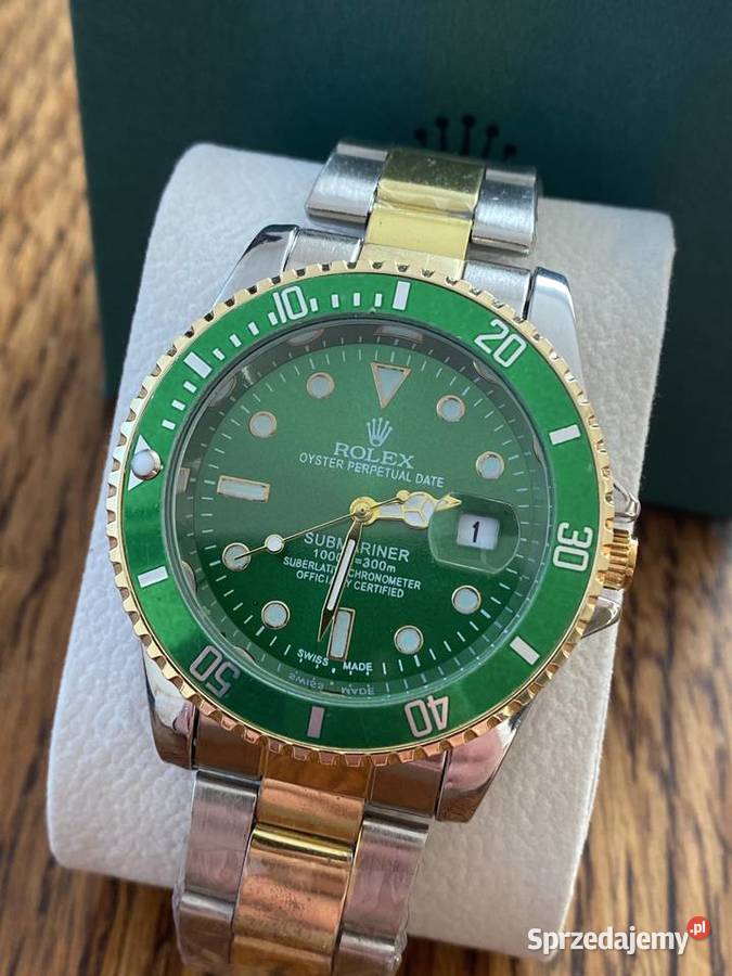 Rolex Submariner Gold Green zegarek nowy sprzedam