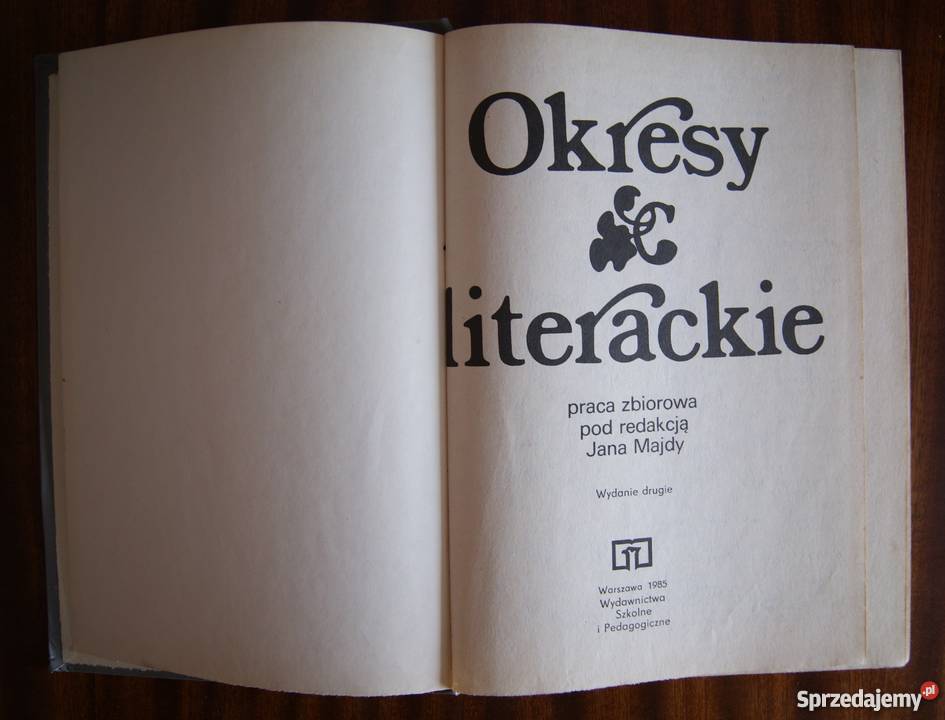 Jan Majda Okresy literackie lubelskie Parczew sprzedam