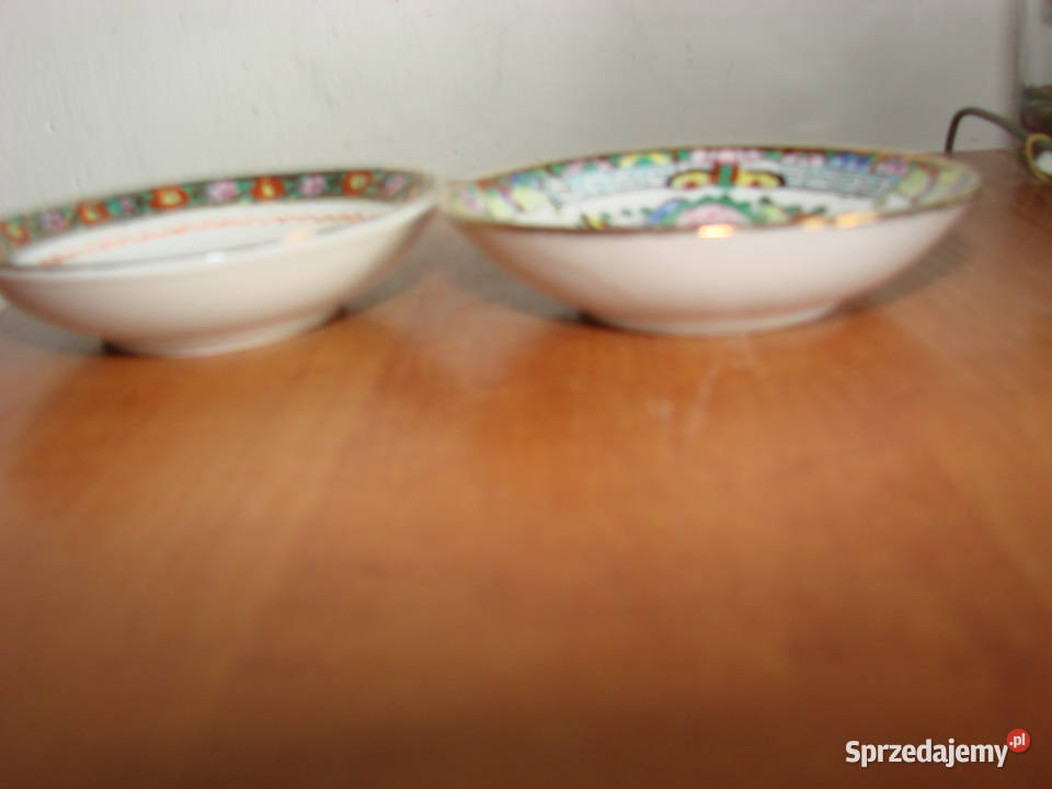 chińska porcelanowa mała miseczka spodeczek