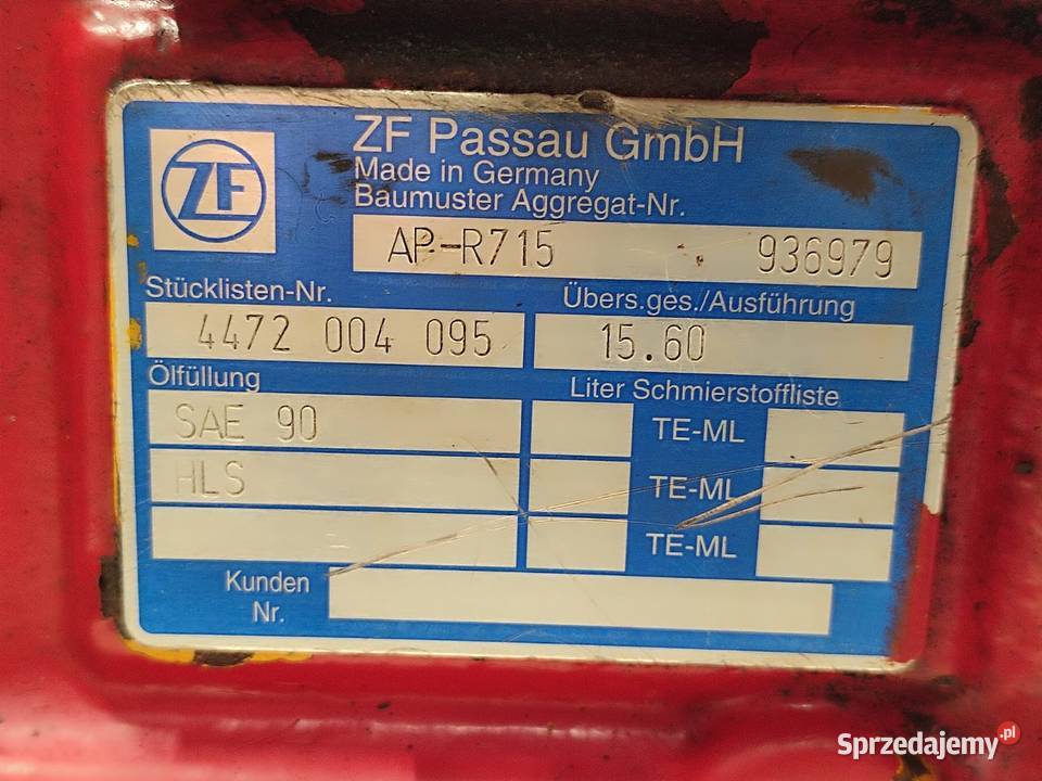 Zwolnica piasta półoś pochwa 4472004095 Wilkowo