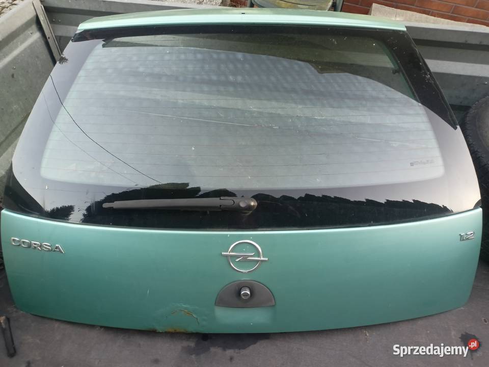 Klapa bagażnika Opel Corsa C podkarpackie Rzeszów