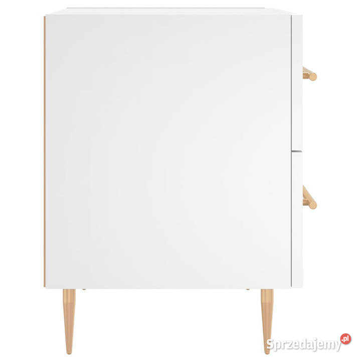 Szafka nocna biała 40x35x475 materiał Nocne