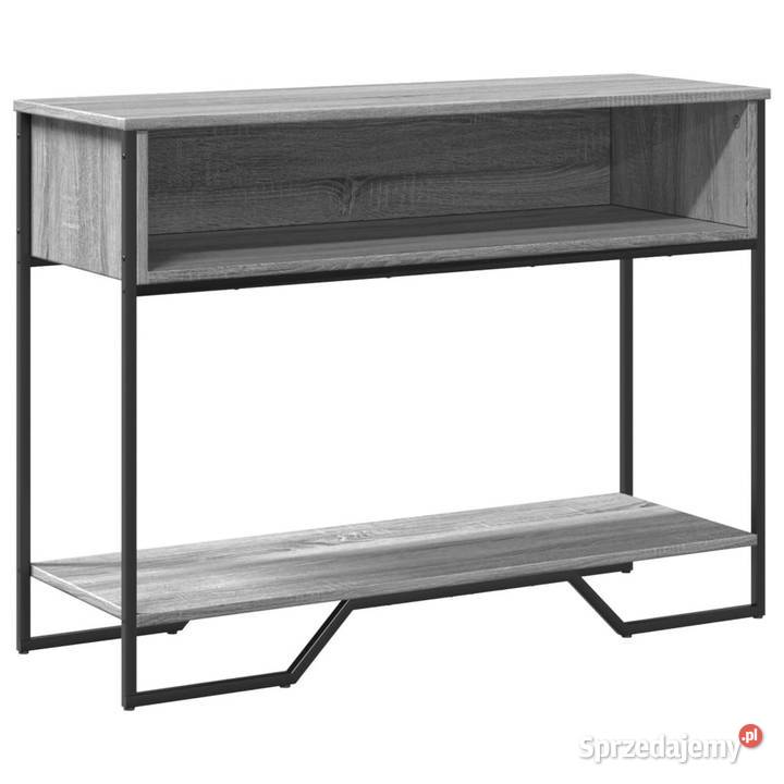 Stolik konsolowy szary dąb sonoma 100x35x745 Warszawa