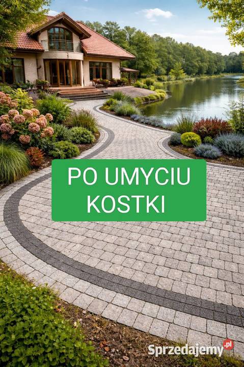 Mycie czyszczenie kostki brukowej Giżycko