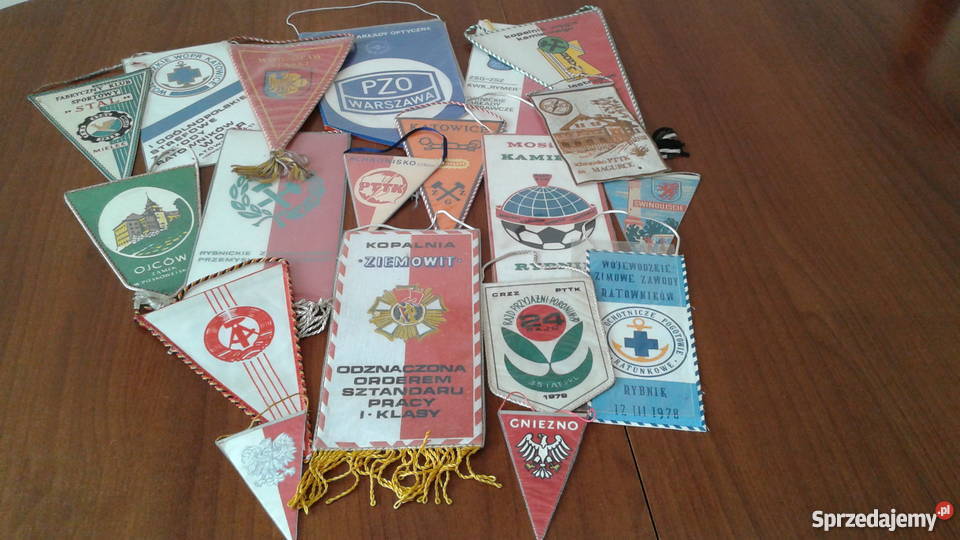 Stare proporczyki kolekcjonera PRL Koszalin