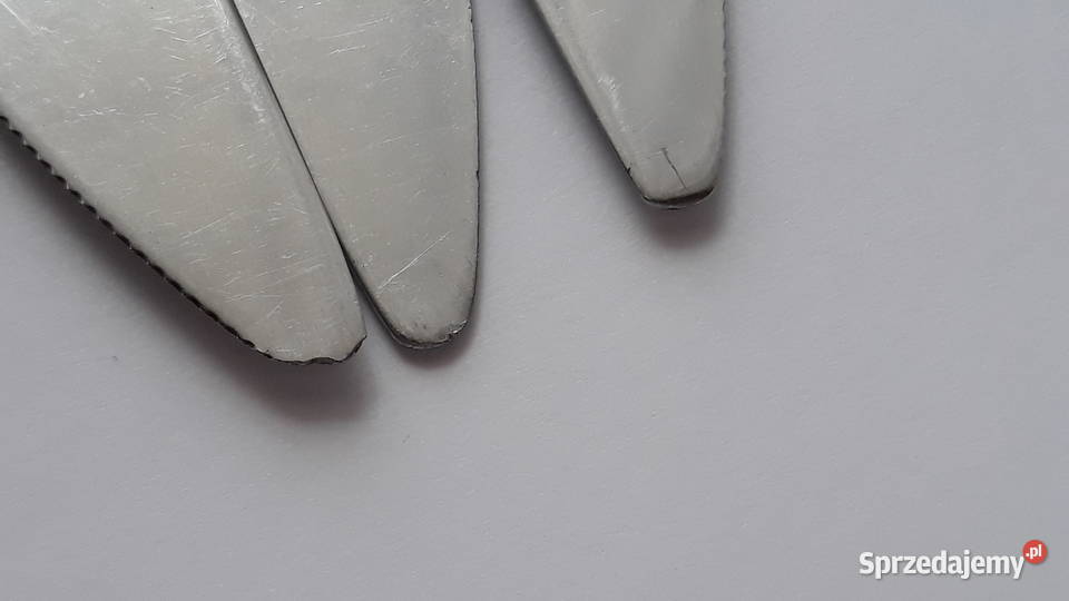 Noże 4 PASECZKI PASKI Gerlach sztućce PRL