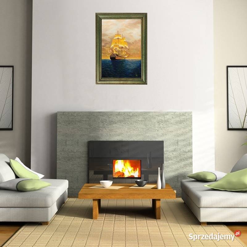 Obraz olejny Żaglowiec Lublin