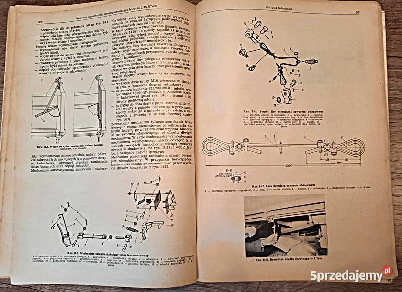 Naprawa samochodów samowyładowczych Jelcz SHL Poradniki, albumy i reportaże Ostrów Wielkopolski