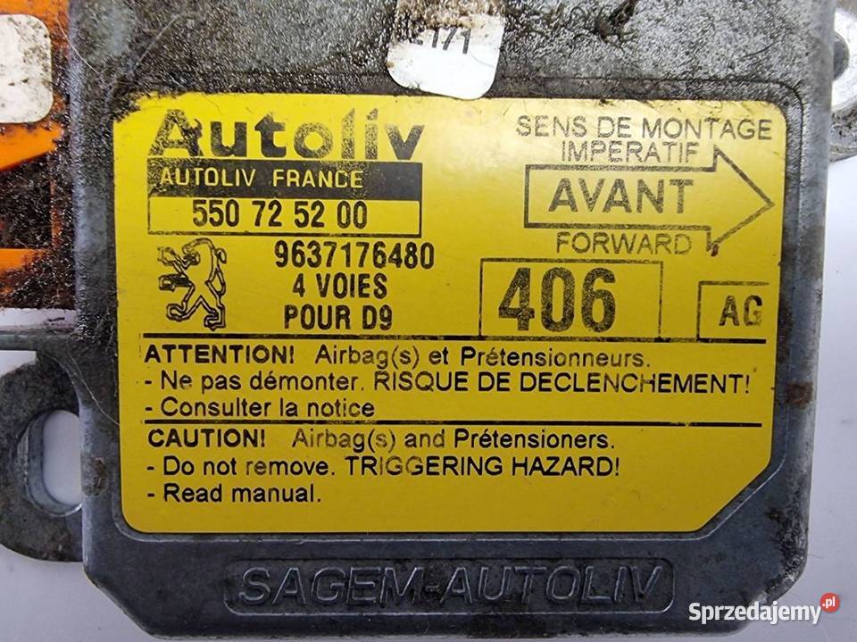 MODUŁ PEUGEOT 406 9637176480 Lipno