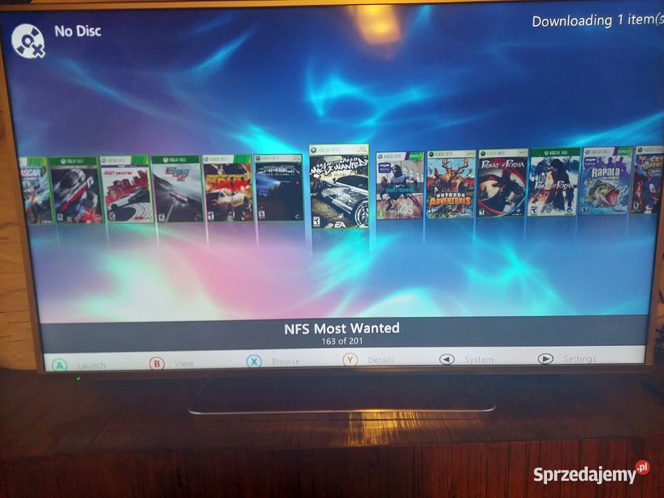 Konsola xbox 360 z fydkuem twardym ok 200 gier łódzkie Piotrków Trybunalski