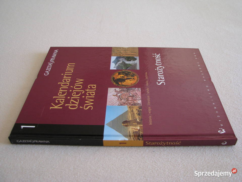 Kalendarium dziejów świata Starożytność twarda Brzegi sprzedam
