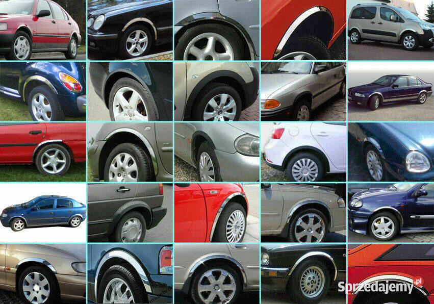 Skoda 105120130 nakładki kpl 4 listwa sierp Części samochodowe Poznań