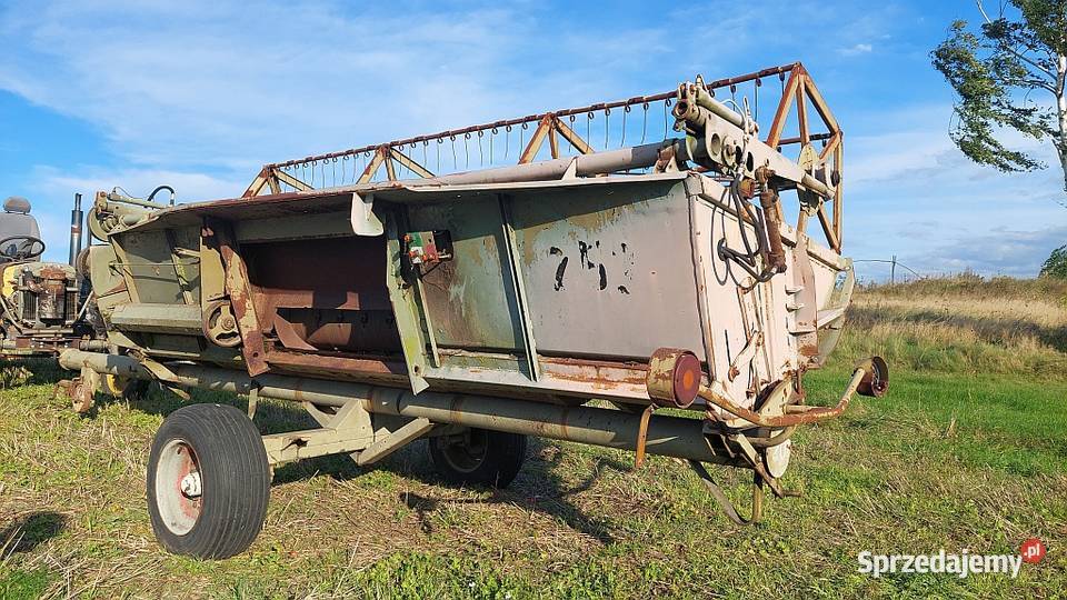 Heder 420m Wózek Kombajn Zbożowy Fortschritt Żarska Wieś