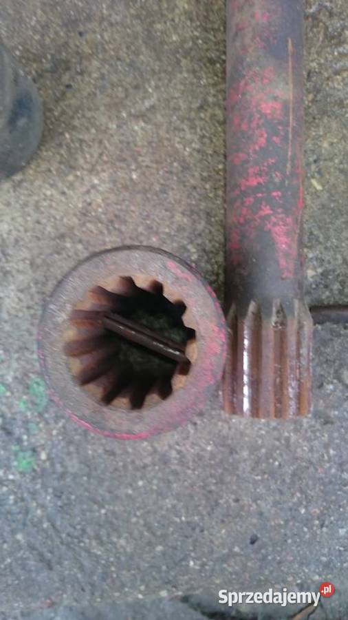 Łacznik wałek frezowany skrzyni koła zwolnicy Łomża