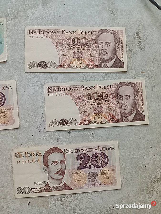 Banknoty PRL stan Numizmatyka śląskie Siemianowice Śląskie sprzedam