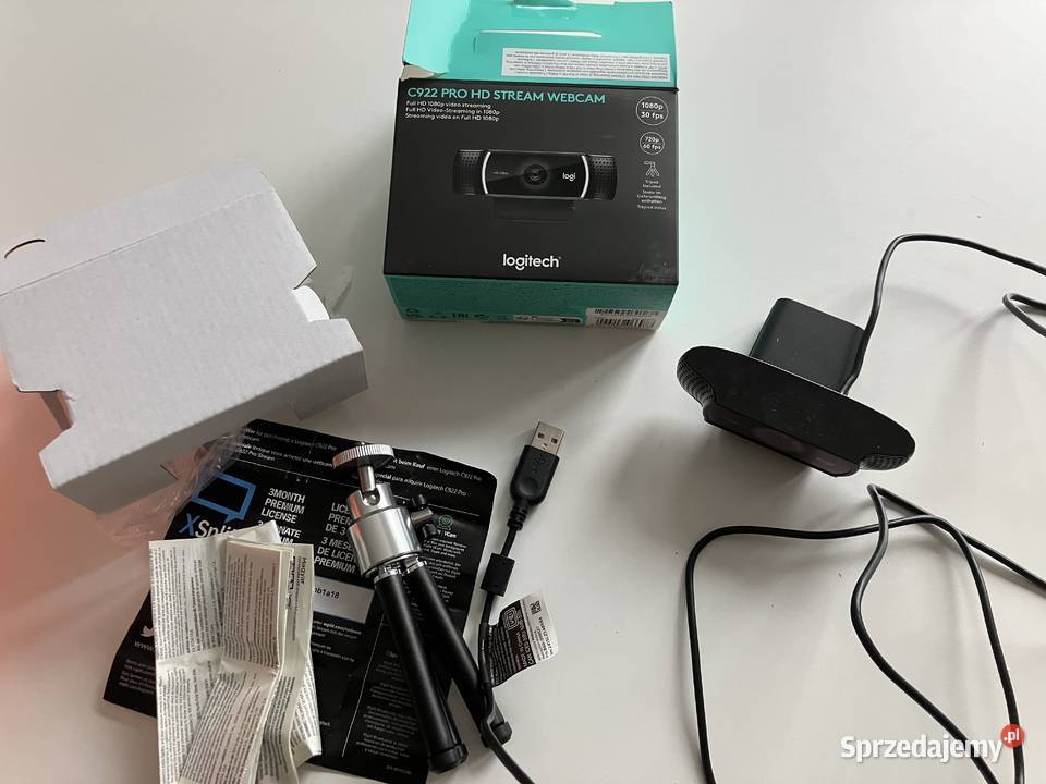 Kamera Logitech C922 Pro TANIO OKAZJA GRY CS małopolskie