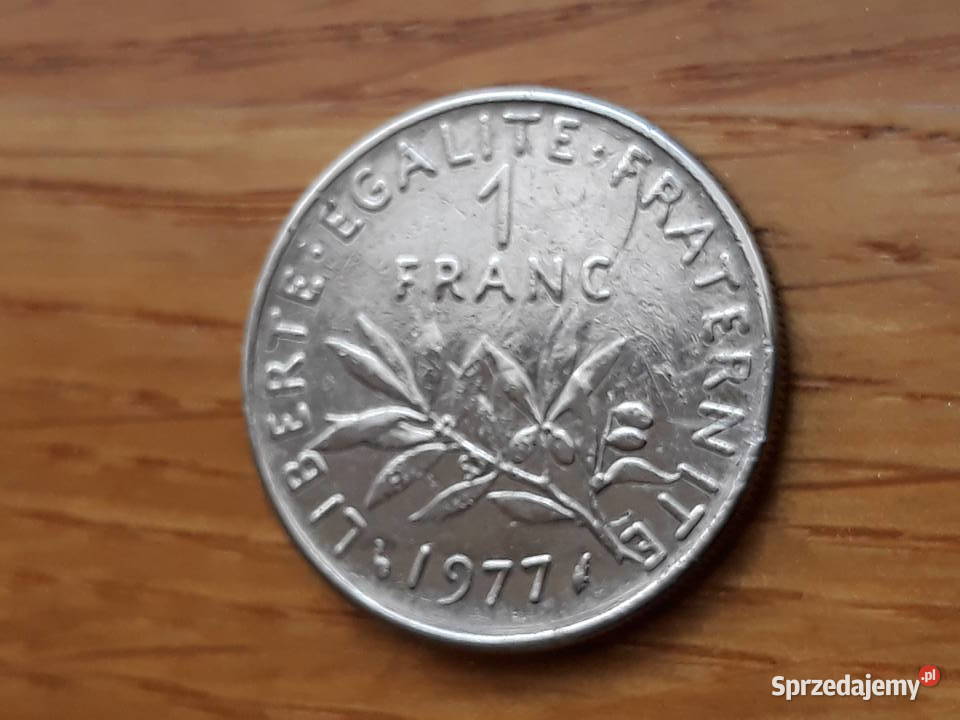 Moneta Franc 12 Frank 1977