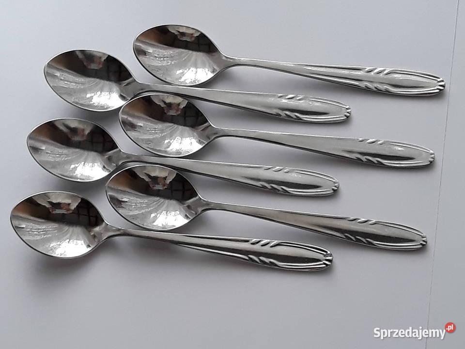 Łyżeczki do kawy mokki KŁOS Gerlach sztućce PRL śląskie Dąbrowa Górnicza