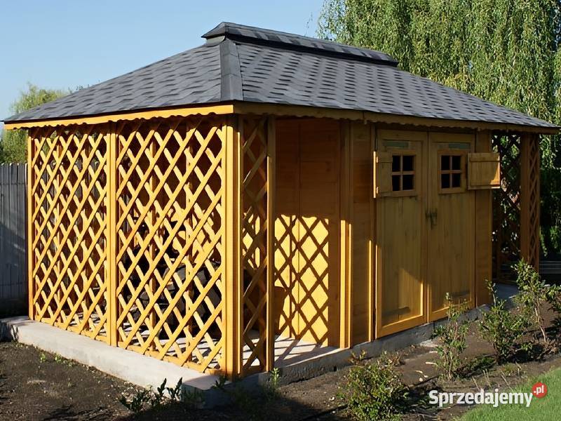 Drewutniogaraż OL2 4x6m DREWNIANY PRODUCENT śląskie Parzymiechy sprzedam