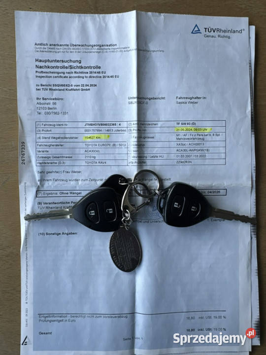 Toyota RAV4 gniazdo USB Szczecin sprzedam