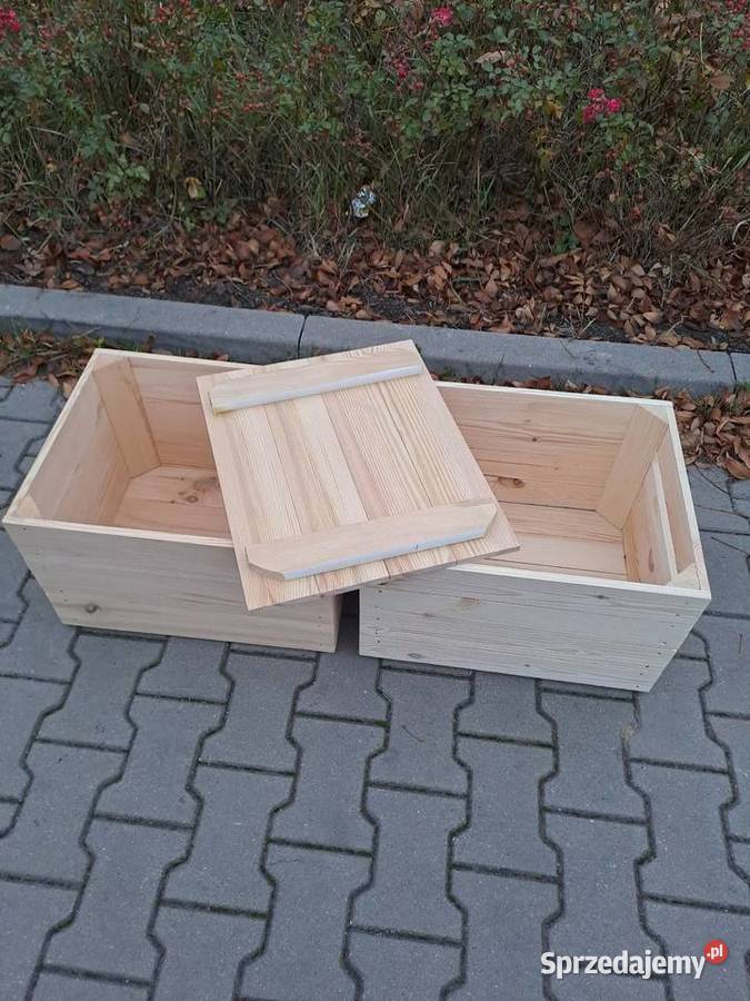 Skrzynia z wieczkiem SZLIFOWANE 504033 33cm mazowieckie Warszawa