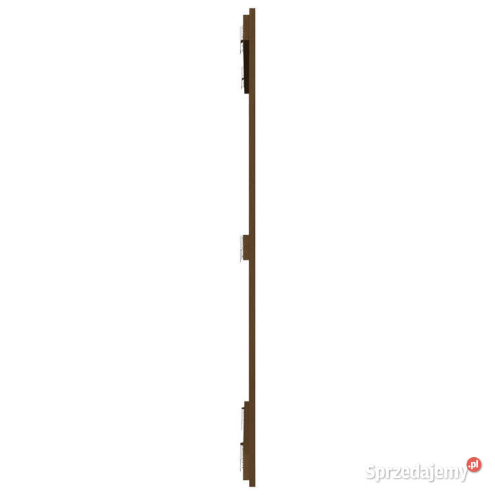 Wezgłowie łóżka miodowy brąz 955x3x110 drewno