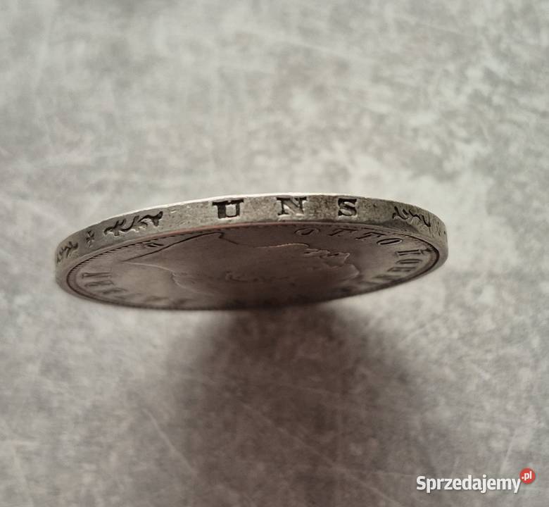 3 NIEMCY BAWARIA srebro 5 Marek 1898 r D Wola Kruszyńska