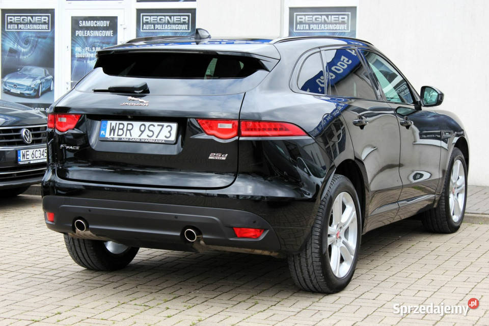 Jaguar FPACE SalonPL FV23 RSport 4x4 240 Skóra wielofunkcyjna kierownica F-Pace Sokołów sprzedam