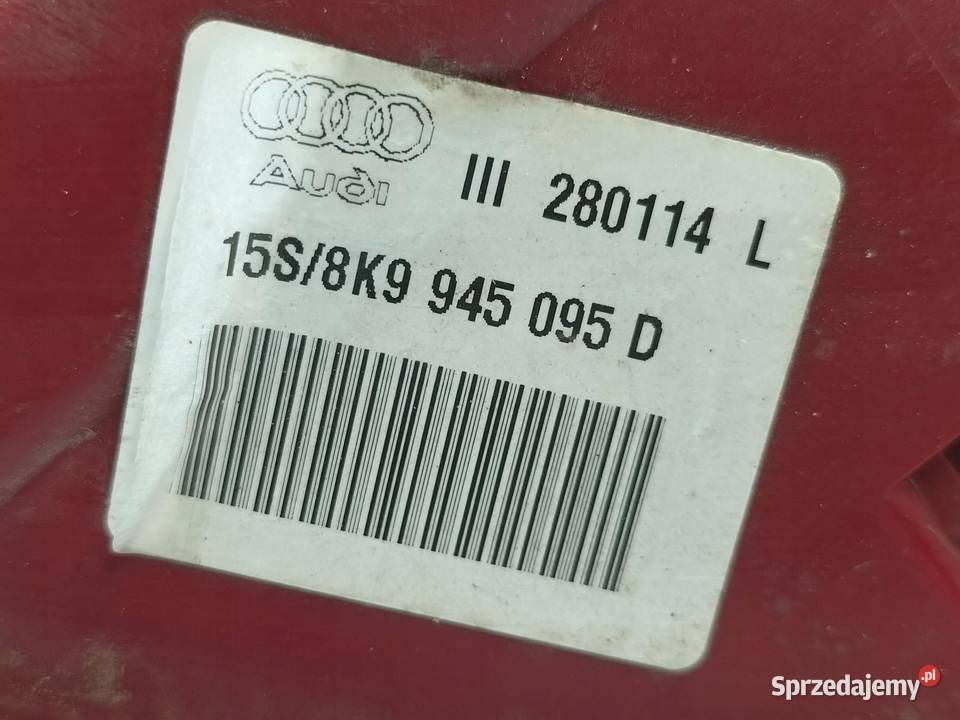 LAMPA TYŁ LEWA AVANT KOMBI LIFT LED 8K9945095D Rok produkcji 2014