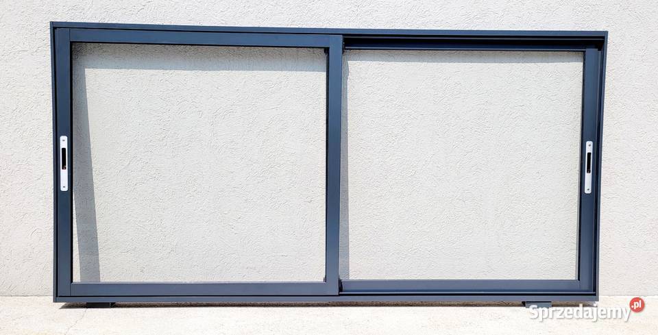 Okno przesuwne gastronomiczne 200 x 100 antracyt Gdańsk