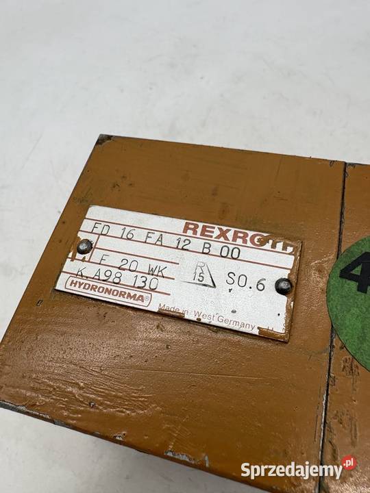 Rexroth FD 16 FA 12 B 00 Hydraulic Valve mazowieckie Warszawa